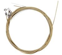 Kueohse 6 corde in acciaio per chitarra acustica New Silver Brass