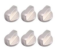 Kueohse 6 pezzi di fornello gnocchi, 6 mm di gas stufa pulsanti fornelli in metallo accessori per cucine a gas