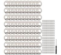 Kueohse 80 Set di Kit di Inserti per Apribottiglie DIY, Accessori per Parti Hardware Apribottiglie per Birra per Apribottiglie per Stampi nel Resina