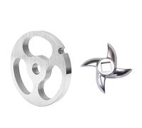 Kueohse A Dischi per Tritacarne per Tritacarne In Acciaio Inossidabile per Mixer da Cucina Accessorio per Coltelli per Tritacarne A 12 Tipi