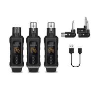 Kueohse adattatore XLR a condensatore da 48 V, trasmettitore/ricevitore microfono wireless per microfono dinamico, mixer audio per chitarra