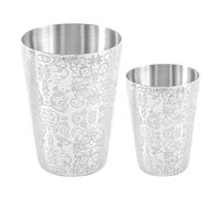 Kueohse Agitatore per Cocktail Boston Shaker Acciaio Inossidabile 304 Barra de Ferramentas Design per Incisioni Set di Agitatori per Cocktail Boston