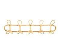 Kueohse Appendiabiti da Parete nel Rattan di Dimensioni Vestiti Appendiabiti Uncinetto Supporto per Stoffa Organizer Appendini Decor per La Decorazione Domestica