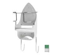 Kueohse Appendiabiti per da Stiro Supporto per Elettrico Supporto per e Asse da Stiro Scaffale con Ganci Rimovibili -2