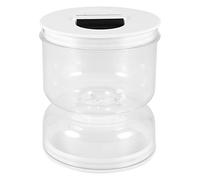 Kueohse Barattolo un Clessidra per Sottaceti e Olive, Barattolo per Sottaceti Separato da e Secco, Barattolo per Sottaceti con Colino, Separatore