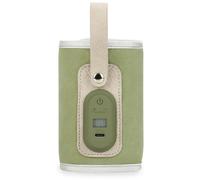 Kueohse Borsa Scaldabiberon Tramite USB, Borsa Termica Isolata, Portatile da Viaggio, per Auto, per Scaldare il Latte, Termostato, Verde