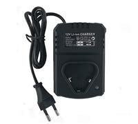 Kueohse Caricatore per trapano 12 V al litio caricabatterie 110-240 V per trapano al litio/avvitatore elettrico spina UE