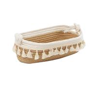 Kueohse Cesto Portaoggetti per Carta Igienica per il Bagno, Cesto Portaoggetti In Tessuto per La Canotta del WC, Decorazione Boho, Cestini Portaoggetti Decorativi