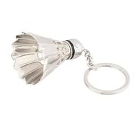 Kueohse Ciondolo creativo per chiavi da badminton in metallo, tridimensionale, per torneo, souvenir e sport, carino
