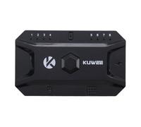 Kueohse Convertitore mouse tastiera, hub Bluetooth, convertitore USB 5.0, tastiera cablata e mouse a adattatore hub wireless, supporta 8 dispositivi per tablet, laptop, dispositivo mobile