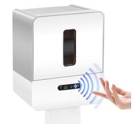 Kueohse Distributore di Carta Igienica Intelligente Contatto, Distributore di Asciugamani di Carta Elettronico Senor, con Luce Notturna, Ricarica USB
