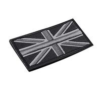 Kueohse Fashion Union Jack UK Bandiera distintivo Patch Stick, 10 x 5 cm, colore nero