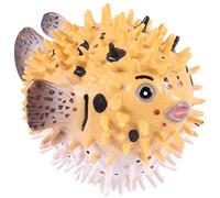 Kueohse Figure di pesce palla realistica in plastica selvatica pesci palla set per collezione scienza puntelli pedagogici modello animale