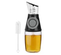 Kueohse Flacone Dispenser Olio con Pompa Dosatrice e Misurino da 250 Ml con Spazzolino per la Pulizia