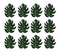 Kueohse Foglie di palma tropicale artificiale, decorazione della giungla, decorazione per feste estive, matrimonio hawaiano, decorazione per la casa, S, durevole, facile da usare
