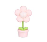 Kueohse Funziona A Batteria, Lampada da Comodino Regolabile con Fiori Carini, Decorazioni per la Camera da Letto Dei Bambini, 1 Pezzo Rosa