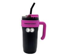 Kueohse Grande Tazza da Caffè, Bicchiere, Tazza Sottovuoto, Bottiglia per Auto, Acciaio Inossidabile, Tazza per Bevande Ghiacciate, Tazza Termica per Sport All'Aria Aperta, Facile da Usare, Alta Quali