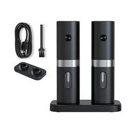 Kueohse Grinder elettrico Grinder Portatile con Base Ricaricabile 2 Grugosità Regolabile