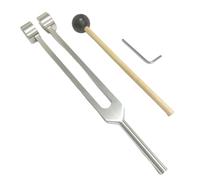 Kueohse Guarigione dei Chakra 128 Hz Tuning Fork Set di Fork in lega di alluminio terapia, accordatura bioacustica per regolabile colorato