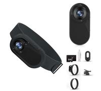 Kueohse HD 1080P Collare per Cani con Localizzatore, WiFi, Collare con Telecamera per Gatti, con Registrazioni Video, Regalo per Gatti e Cani, Nero