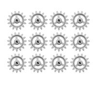 Kueohse Ingranaggio Durevole Accessori Resistenti al Telaio per Barbecue Ingranaggio Parti DIY Mini Ruota Hardware Girevole Automatica nel Alluminio