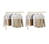 Kueohse Kit Copri Abiti per L'Organizzazione Della Casa In PEVA Trasparente con Tasche Appese, Copertura Anti-Polvere per Capispalla, Maniche e Set di Coperture Anti-Polvere per Metà Busto.