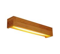 Kueohse Lampada A LED In Legno Massello Lampada da Specchio per il Bagno Lampada da Tavolo per il Bagno Lampada da Parete In Legno Originale