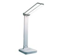 Kueohse Lampada da Scrivania A LED, Dimmerabile A 3 Livelli, Luce Notturna Touch, Ricaricabile Tramite USB, Protezione Degli Occhi, Lampada da Scrivania Pieghevole, Blu