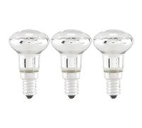 Kueohse Lampada Lava E14 R39, 30 W, con vite in lampadina a incandescenza, trasparente, 3 pezzi