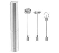 Kueohse Latte SchäUmer Handheld Tre Strati di Neve Batteria Schiuma Elettrica Macchina per Caffè, Latte, Cioccolata Calda