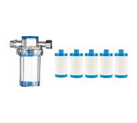 Kueohse Lavatrice Scaldabagno Doccia Filtraggio 'Acqua Della Doccia Filtro 'Acqua del Rubinetto Anteriore Purificatore 'Acqua Adatto All'Uso Resistente Facile da Usare