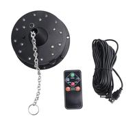 Kueohse Luci rotanti del motore a sfera da discoteca con , 18 LED per 12 16 20 24 rotatore a sfera (non incluso)
