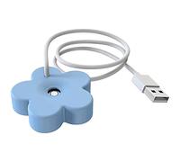 Kueohse Mini umidificatore portatile con USB di design guarnizione serbatoio umidificatore per camera da letto, colore: blu