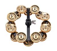 Kueohse Musical Kalimba - Tamburello portatile a percussione Hi-Hat con Row Alloy Jingles Drum Set accessori musicali,