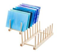Kueohse Organizzatore per vetrate colorate, strumenti per vetrate, portafogli in vetro colorato, organizzatore per vetro colorato