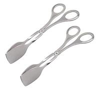 Kueohse Pinze da Cucina 2 Pezzi Pinze per Griglia Pinze per Pasticceria Pinze per Servire Pinze Multiuso Pinze da Cucina un Forma di Forbice