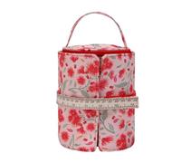 Kueohse Porta-borsa a rotelle per uncinetto, organizer per vari uncinetti, kit con valigetta