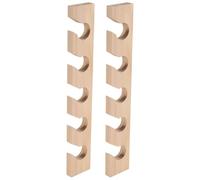 Kueohse Porta Cappelli Verticali - Porta Cappelli da Parete - Organizzatore In Legno da Parete per Berretti da Baseball per L'
