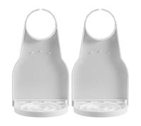 Kueohse Portabicchieri per detersivo, antigoccia, per detersivo, per ammorbidente, per liquidi, organizer, gocciolatoio, 2 pezzi