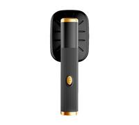 Kueohse portatile da viaggio per vestiti, mini da stiro a , girevole a 180°, da stiro a per vestiti in tessuto, nero, facile da usare
