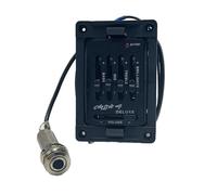 Kueohse Preamplificatore Equalizzatore A 4 Bande Classic 4 Deluxe Pickup per Chitarra per Strumenti Acustici Classici Accessori Parti