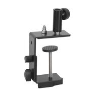 Kueohse Robusto supporto da tavolo per braccio microfono, supporto per lampada da scrivania, morsetto con adattatore 1/4