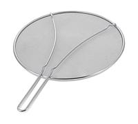 Kueohse Schermo Antispruzzo un Maglia Fine nel Acciaio Inossidabile da 13 Pollici con Piedini di Appoggio Copertura Della Rete per La Prevenzione Delle Fuoriuscite di Olio da Cucina