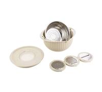 Kueohse Scolapasta con Set di Ciotole - Filtri per Cucina, Filtri per Alimenti e Scolapasta, Colino per Pasta, Home Essential B Durevole Facile da Installare Facile da Usare