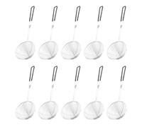 Kueohse Scovolini per Pentole Calde Cucchiai per Pentole Calde In Acciaio Cucchiaio per Schiumarola A Maglie Cucchiaio per Colino Asiatico Mestolo Colino Perlato