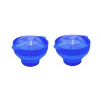 Kueohse Secchio per Popcorn per Microonde di Alta Qualità, Macchina per Popcorn DIY In Silicone con Coperchio, Piatto di Frutta, Utensili Facili da Cucina C