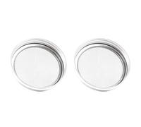 Kueohse Set di 2 Kit di Coperchi per Vasetti per Germogliatura nel Acciaio Inossidabile per Un'Eccellente Ventilazione Adatto per Produrre Semi di Germogli Biologici nel Casa/Cucina