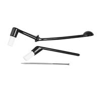 Kueohse Set di 3 Pennelli per La Pulizia del Caffè per Macchina da Caffè Espresso