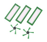 Kueohse Set di accessori per robot aspirapolvere Kobold VR200 & VR300, 3 filtri HEPA e 2 busti laterali