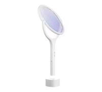 Kueohse Sicurezza Isolata Carica Rapida 5 In 1 BUG FOLLE SUGGERO, Lampada A Zanzara Elettrica Regolabile con Racket ABS